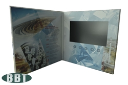 7inch LCD video invitation card video brochure
