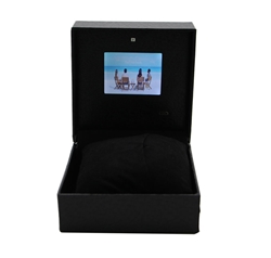 Black 2.4inch LCD Video Box for Jewelry Digital Video Brochure